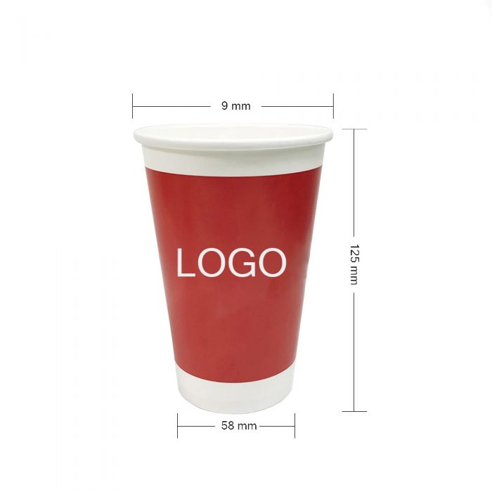 Brown craft paper coffee cup - Image 7
