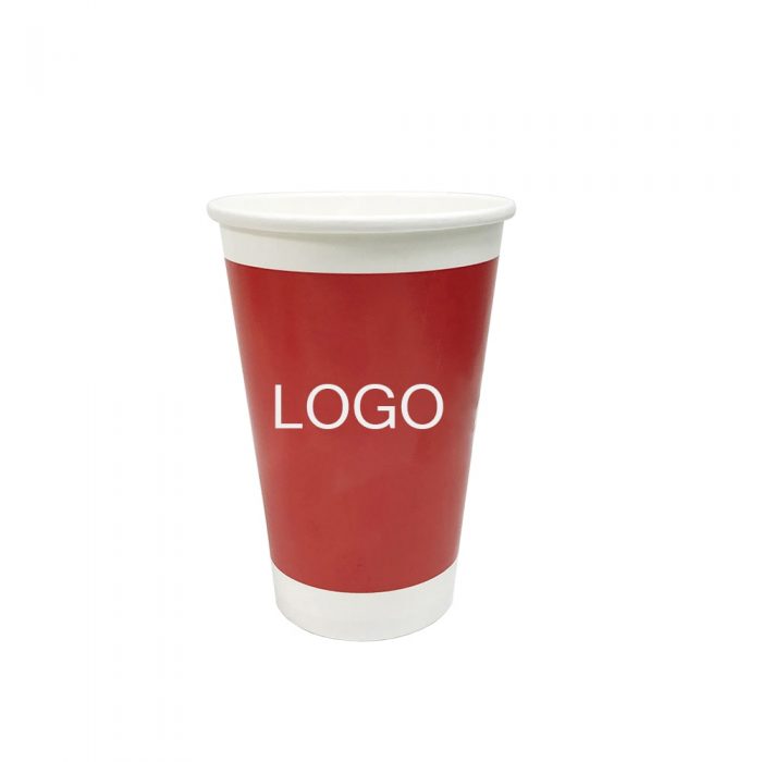 Brown craft paper coffee cup