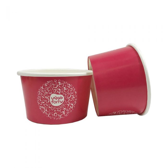 1000ml red paper bowls - Image 5