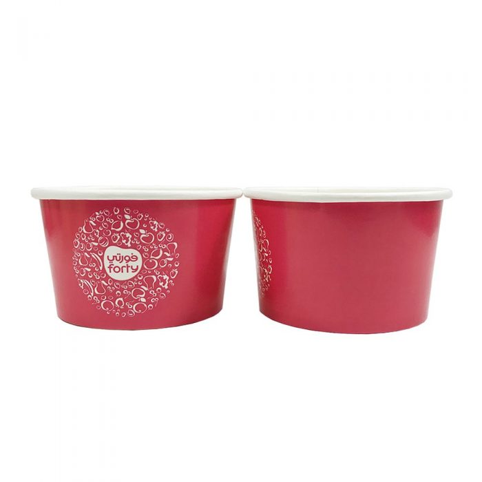 1000ml red paper bowls - Image 6