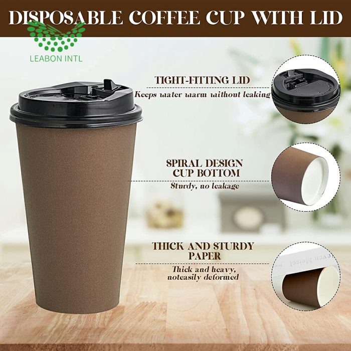 Custom size hot drink paper coffee cup - Image 3